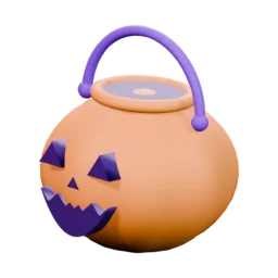 Jack-o'-lantern buddy avatar accessory