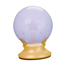 Crystal ball buddy avatar accessory