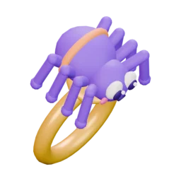 Spider ring avatar accessory